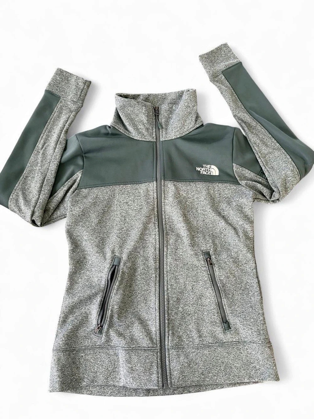 The North Face Women's Fleece Full-Zip Green Medium